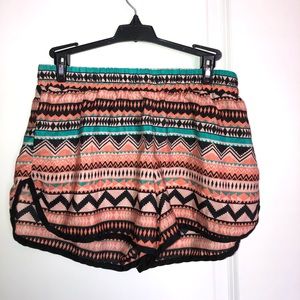 Flowy Chevron Shorts